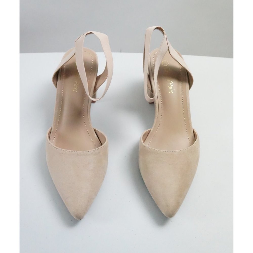 Dream Pairs Chunky Heels, Ankle Straps, Nude - Picture 5 of 7